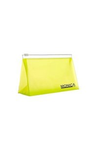 Monicatime Şeffaf Düz Plastik Orta Boy Seyahat Makyaj Çantası