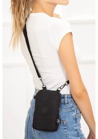 Newish Polo Bakhadi Krinkıl Kumaş Su Geçirmez Bölme 552320388 Kadın Omuz Çantası Siyah