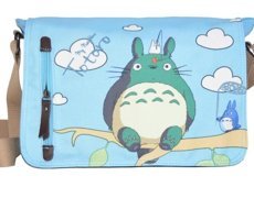 Chelsea Anime Totoro Kadın Omuz Çantası Mavi