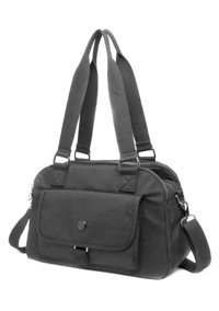 Smart Bags Krinkıl Metalik Kumaş Metalik Kumaş Kadın Omuz Çantası Siyah