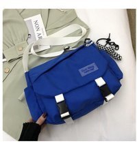 Happyplanet Bn Büyük Kapasiteli Vintage Kanvas Kadın Omuz Çantası Mavi