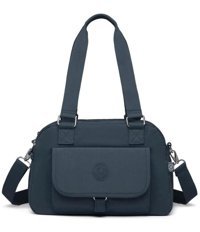 Smart Bags Krinkıl Kumaş 1122 Petrol Petrol Kadın Omuz Çantası Petrol