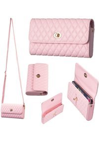 Sones Pu Yatay Kadın Omuz Çantası Pembe