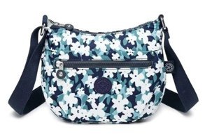 Smart Bags Krinkıl Çiçekli Smb3169 Çiçekli Kadın Omuz Çantası Yeşil
