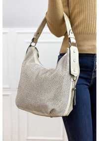 Çlk Accessories Taşlı 9910714 Kadın Omuz Çantası Vizon