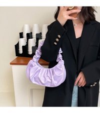 Forestbird Moda Hong Kong Tarzı Basit Kadın Omuz Çantası Mor