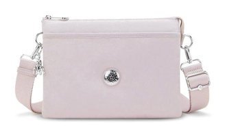 Kipling Riri L Gleam Sılver Kadın Omuz Çantası Gri