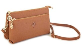 Byhakan Nas Bag1055 Gofraj Kadın Omuz Çantası Taba