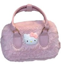 Summer Love Peluş Omuz Moda Peluş Kadın Omuz Çantası Pembe