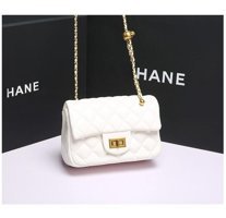 Jolita Çanta Trendy Fashion Rhombus Versatile Bag Kadın Omuz Çantası Beyaz