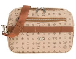Bilik Deri Monogram İv Kadın Omuz Çantası Vizon - Taba