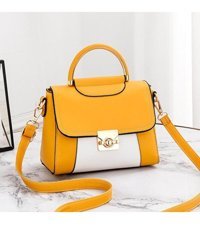Globeasy Moda Taşınabilir Messenger Kadın Omuz Çantası Sarı