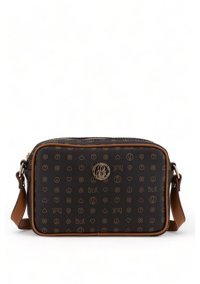Bilik Deri Monogram Nv 1002 Kadın Omuz Çantası Siyah - Taba