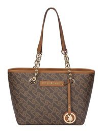 U.S. Polo Assn. Us23523 Kadın Omuz Çantası Kahverengi