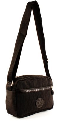 Luwwe Bag'S Krinkıl Üç Bölmeli Fermuarlı 20764 Kadın Omuz Çantası Siyah