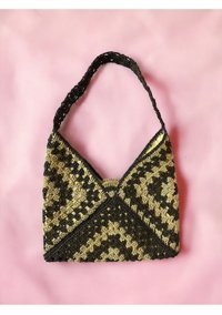 Refox Astarlı Handmade Üçgen Kadın Omuz Çantası Çok Renkli