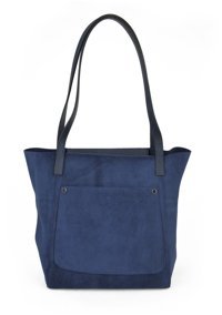 Ziya Hakiki Deri Shopper 133979Z5 Kadın Omuz Çantası Lacivert