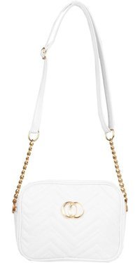 Luwwe Bag'S Yarı Zincir 20551 Kadın Omuz Çantası Beyaz