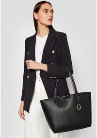 Polo Ralph Lauren Rvrsble Tote 431795329 Kadın Omuz Çantası Siyah
