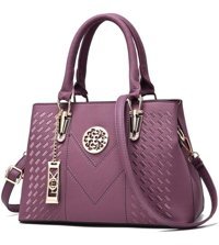 Carrier Tote Moda Kadın Omuz Çantası Mor