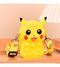 Piraye Gift Popitli Pokemon Kadın Omuz Çantası Çok Renkli