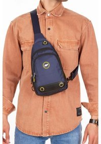 Newish Polo İmpertex Kumaş Kadın Omuz Çantası Mavi