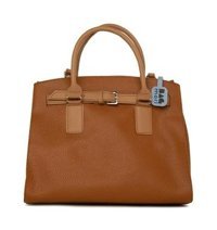 Bagmori Garnili Kemer Detaylı Tote 558659584 Kadın Omuz Çantası Taba - Taba