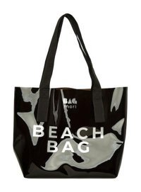 Bagmori Beach Bag Şeffaf Plaj 558660416 Kadın Omuz Çantası Sarı