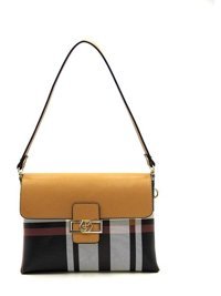 Silver & Polo A. Nv1101 A. Kadın Omuz Çantası Siyah - Taba