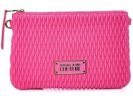 Versace Jeans Couture Doku Detaylı Zip Kadın Omuz Çantası Pembe