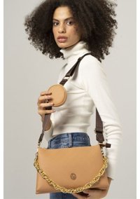 Valentino Orlandi Monogram Vlt039 Kadın Omuz Çantası Kahverengi