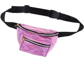 Magideal Suntek Unisex Spor Bel Fanny Paketi Koşu Para Kadın Omuz Çantası Pembe