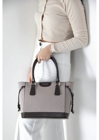 Silver & Polo907 Kadın Omuz Çantası Vizon - Kahverengi