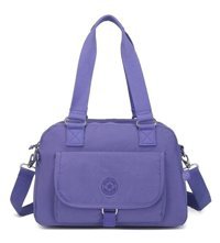 Smart Bags Krinkıl Kumaş 1122 Kadın Omuz Çantası Mor