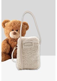 Nothing Kürklü Peluş Mini luk Krem Krem Kadın Omuz Çantası Krem