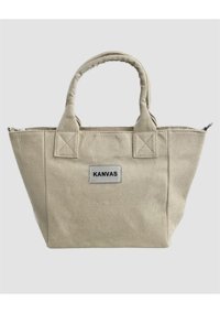 Takmoda Kanvas Model Kumaş Kadın Omuz Çantası Bej