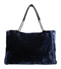 Worryfreeshopping Xcj Moda Peluş Kadın Omuz Çantası Mavi