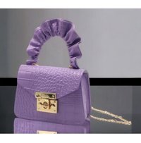 Shopiolog Zincir Kadın Omuz Çantası Mor