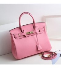 Happyplanet Büyük Kapasiteli Çakıllı Deri Birinci Kat Dana Sakura Kadın Omuz Çantası Pembe