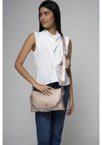 Valentino Orlandi Monogram Vlt039 Kadın Omuz Çantası Somon
