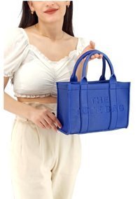 Çlk Accessories Yazı Spor Askı ElVe Tr6789 Kadın Omuz Çantası Mavi