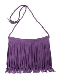 Worryfreeshopping Lbw Devils Eye Püsküllü Po Vintage Kadın Omuz Çantası Mor