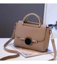 Happyplanet B.N. Moda Tatlı Kilitli Kadın Omuz Çantası Sarı