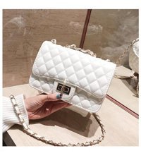 Jolita Yeni Çanta Trendy Kore Tarzı Zincir Kadın Omuz Çantası Beyaz