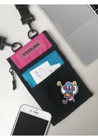 Vatkalimon Unisex Kadın Omuz Çantası Pembe - Mavi