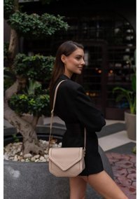 Tena Moda Altıgen Desenli Kapitone Kadın Omuz Çantası Çok Renkli