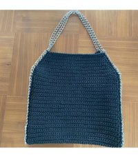 Nvsisters Handmade Yazlık Kroşe Örgü Kadın Omuz Çantası Siyah