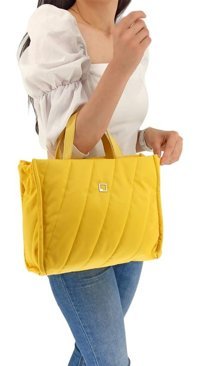 Çlk Accessories Kumaş Kadın Omuz Çantası Sarı