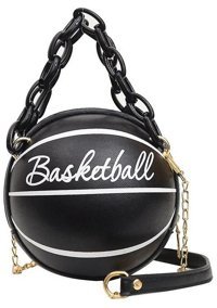 Alibee Basketbol Şeklinde Mini Zincir Kadın Omuz Çantası Çok Renkli