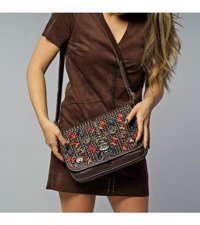 Gön Handmade Deri Odas Kadın Omuz Çantası Yeşil